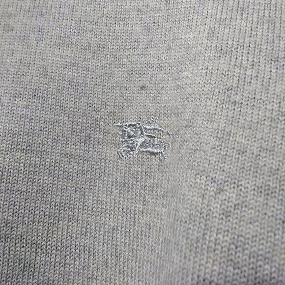 Burberrys of London Long Sleeve Gray Sweater - Picture 2 of 7